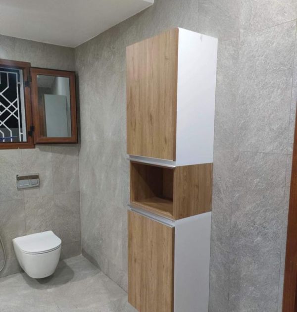 meubles de salle de bain en bois