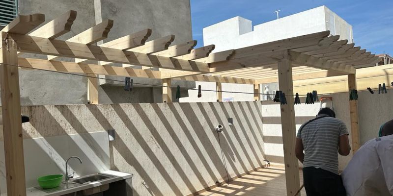 Pergolas et structures en bois Tunisie