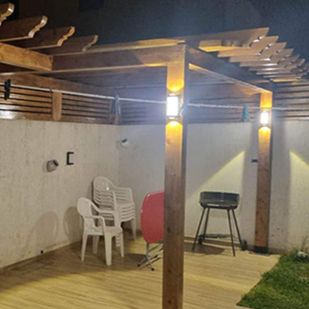 pergola en bois